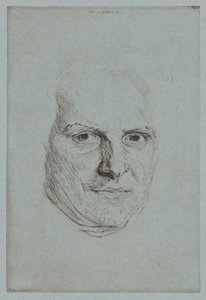 アベ・レイナルの仮面 作： Jules de Goncourt, after Maurice Quentin