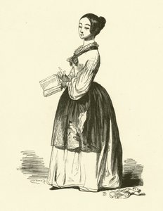 The Governess (the engraving) 作： Jules pseudonym for Gagne Jacques (after) Gagniet