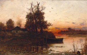 イブニングサイレンス、1894 作： Juli Julievich Klever