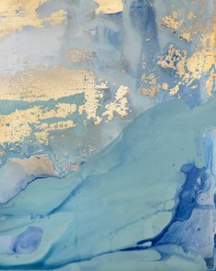 黄金の波の風景 作： Julia Contacessi