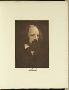 アルフレッド・テニソン卿、1866年 作： Julia Margaret Cameron