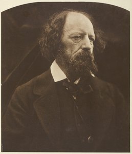 アルフレッド・ロード・テニスン、1869年、1875年印刷。 作： Julia Margaret Cameron