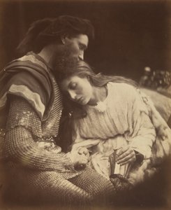 アルフレッド・テニソンの『王様のイディル』などの詩を1874年に発表した。 作： Julia Margaret Cameron