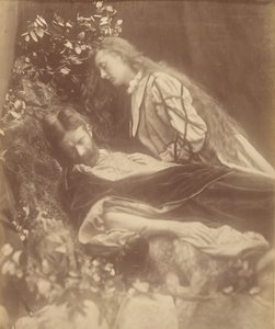 ガレスとリネット、1874年 作： Julia Margaret Cameron