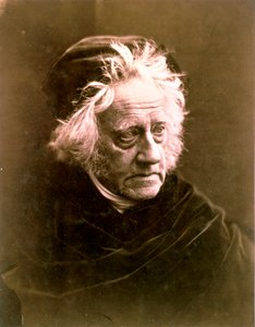 サー・ジョン・フレデリック・ウィリアム・ハーシェル、イギリスの天文学者、1867年 作： Julia Margaret Cameron