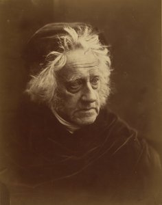 Sir John Herschel, 1867年。 作： Julia Margaret Cameron