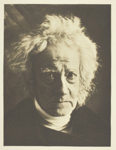 Sir John Herschel, 1867, 1890年10月に印刷。 作： Julia Margaret Cameron