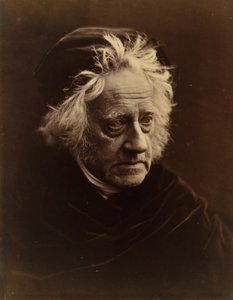 ジョン・ハーシェル卿、1867年4月。 作： Julia Margaret Cameron