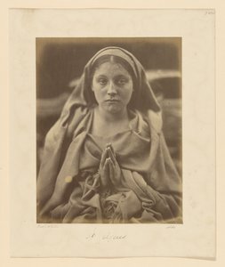 聖アグネス 作： Julia Margaret Cameron