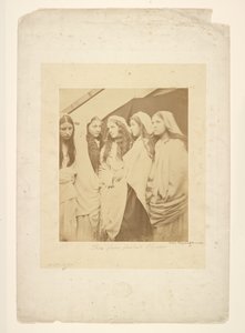 五人の愚かなおとめ 作： Julia Margaret Cameron