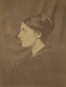 [プロフィールの身元不明の女性]、1866-68。