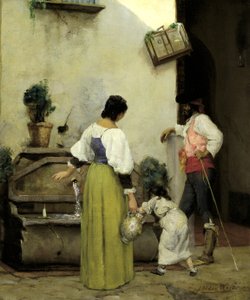 1876年から1877年にかけての「水の谷」にて。