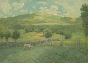 Obweebetuck、1908年頃 作： Julian Alden Weir