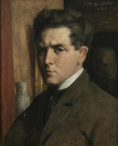 自画像、1886 作： Julian Alden Weir