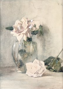バラの研究（紙にトイレ） 作： Julian Alden Weir