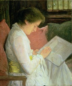 レースメーカー、1915 作： Julian Alden Weir