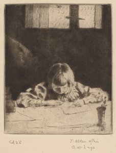 小さな学生 作： Julian Alden Weir