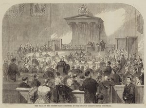 ギルドホールのクイーンズベンチ裁判所での英国銀行理事の裁判 作： Julian Portch