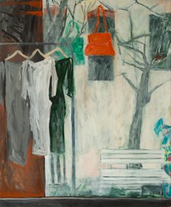 The Clothing Shop、2016年（キャンバスに油彩） 作： Julie Held