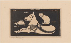 Akbar、Max、Poes (オブジェクトのタイトル) 作： Julie de Graag (signed by artist)