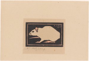 ねずみ 作： Julie de Graag (signed by artist)