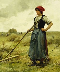 収穫時期、1890 作： Julien Dupre