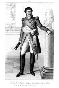 アンリジャックギヨームクラーク1765-1818、フェルトレ公、フランス元帥、1839年。 作： Julien Leopold Boilly