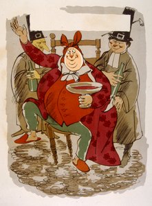 ユーモラスなワインのイラスト 1946.Illustration by Julien Pavil
