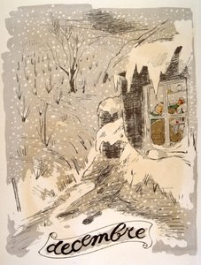 Humoristinen viinikuvitus 1946. Kuvitus Julien Pavil
