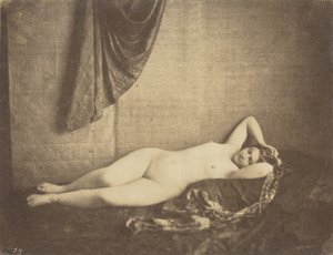 自然を模したヌード」1854年（写真