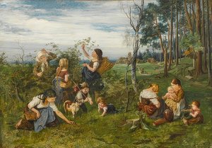 ラズベリー。 1876 作： Julius Adam