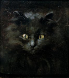猫の肖像 作： Julius Adam