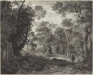 夜の森のチャペル 作： Julius Albert Elsasser