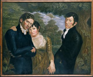 Philipp Otto RungeによるWe Threeのコピー 作： Julius August Friedrich Theodor von Ehren