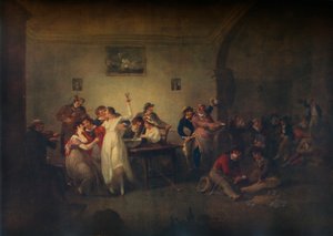 未婚の船乗り、c1800 作： Julius Caesar Ibbetson