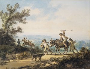 反抗的なロバ、1798