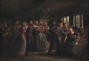 ジーランド、ヘデボ地区のカントリー ダンス 作： Julius Exner