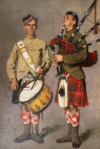 マクファーソンとマクドナルド 作： Julius Gari Melchers