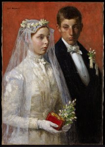 結婚、1893 作： Julius Gari Melchers