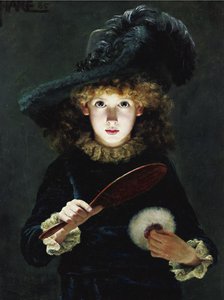 ドレスアップ、1885 作： Julius Hare