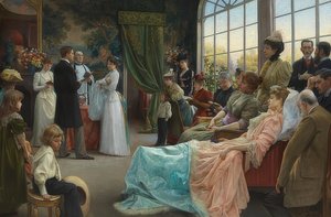 洗礼。 1892 作： Julius Leblanc Stewart