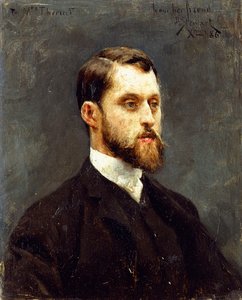 自画像、1886 作： Julius Leblanc Stewart