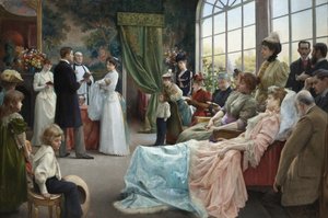 バプテスマ、1892 作： Julius Leblanc Stewart