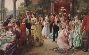 狩りの晩餐 作： Julius Leblanc Stewart