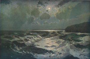 リーフ、セントアイブスベイ、コーンウォール、19世紀初頭から20世紀初頭、c1930。 作： Julius Olsson