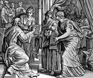 洗礼者ヨハネの誕生 作： Julius Schnorr von Carolsfeld