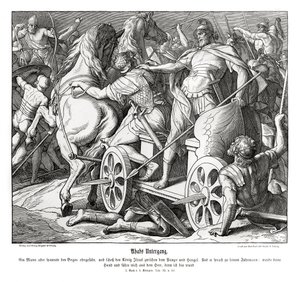 アハブの崩壊 作： Julius Schnorr von Carolsfeld