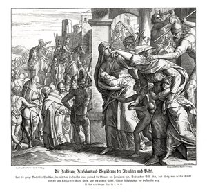 エルサレム陥落、第2列王記 作： Julius Schnorr von Carolsfeld