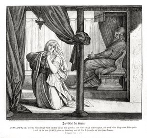 ハンナの祈り 作： Julius Schnorr von Carolsfeld