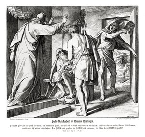 ジョブの試練、ジョブ 作： Julius Schnorr von Carolsfeld